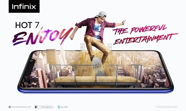 Infinix Launches HOT 7 Enabling Consumers to Enjoy the Powerful Entertainment Experience