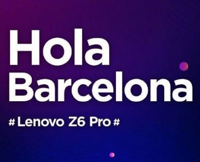 Lenovo Z6 teased