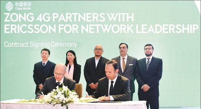 Zong 4G partners with Ericsson for Network Expansion