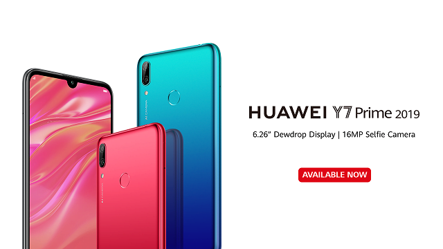 HUAWEI Y7 Prime 2019 Sweeps Pre-orders Goes on Sale