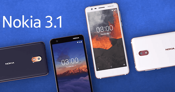 Nokia 3.1 gets the Android Pie Update