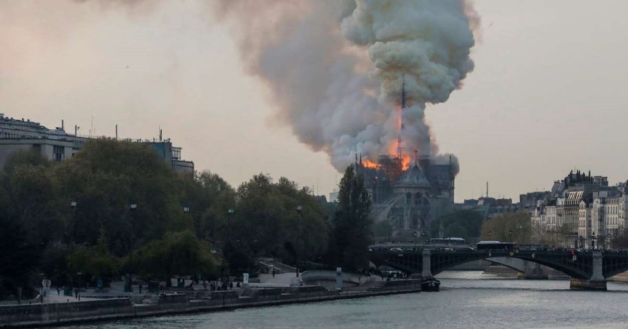 NOTRE-DAME CATHEDRAL FIRE: WRECKS CENTURIES OLD PARISIAN LANDMARK