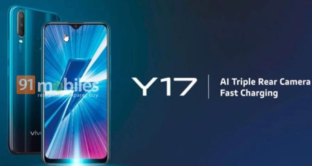 Vivo Y17 leak reveals 20MP camera along with a 5000mAh