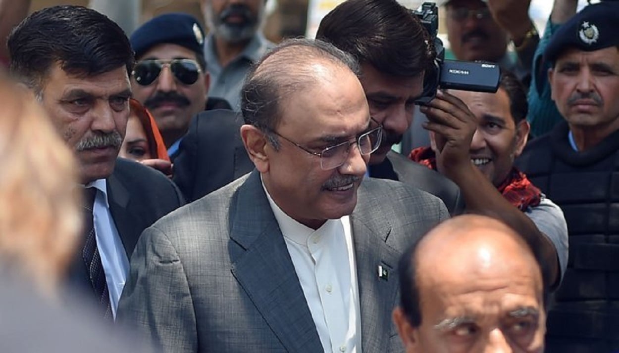 ZARDARI ARRESTED BY THE NATIONAL ACCOUNTABILITY BUREAU