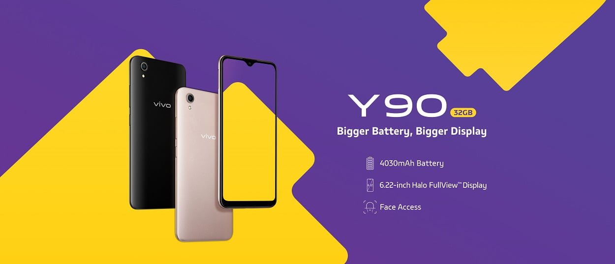 Vivo Y90 offers an Immersive Display & Bigger Battery at a budget