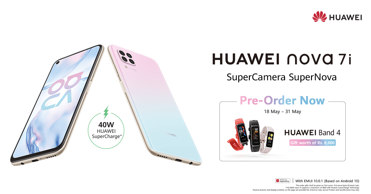 With Unmatched Features and Blazing Fast Performance, HUAWEI Nova 7i Opens for Pre-orders in Pakistan